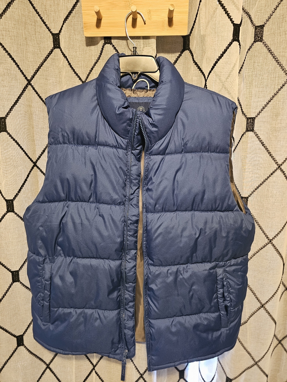 Old Navy Men's Puffer Vest - Navy Blue